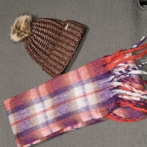 Steve Madden Scarf & Hat Set